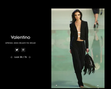 Load image into Gallery viewer, S/S 2003 Valentino look 38 Pantsuit