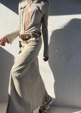 Load image into Gallery viewer, 90's Dries Van Noten Beige Denim Skirt