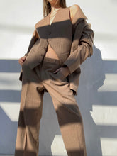 Load image into Gallery viewer, 1990's Yves Saint Laurent 3 Piece Tweed Suit