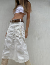 Load image into Gallery viewer, Rare Hiroko Koshino White Cargo Skirt