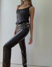 Load image into Gallery viewer, 1990's Gucci Tom Ford Leather Pant Set
