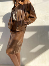 Load image into Gallery viewer, Loewe F/W 2002 Leather Skirt Suit
