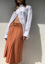 Load image into Gallery viewer, 1990's Dries Van Noten Twill Pleated A-Line Skirt Set
