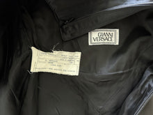 Load image into Gallery viewer, F/W 1998 Gianni Versace Runway Black Leather Long Gown