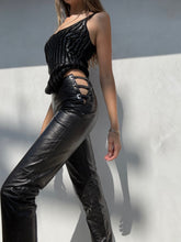 Load image into Gallery viewer, 1990's Gucci Tom Ford Leather Pant Set