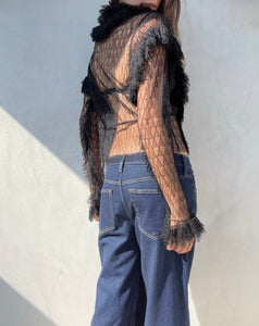 Early 2000s Alaïa Lace Top