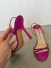 Load image into Gallery viewer, Vintage Jimmy Choo Snakeskin Pumps
