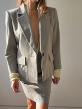 Load image into Gallery viewer, 1990s Yves Saint Laurent Grey Skirt Suit
