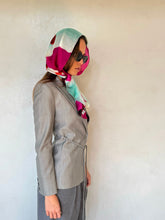 Load image into Gallery viewer, 1990s Emanuel Ungaro Paris Silk Flower Scarf
