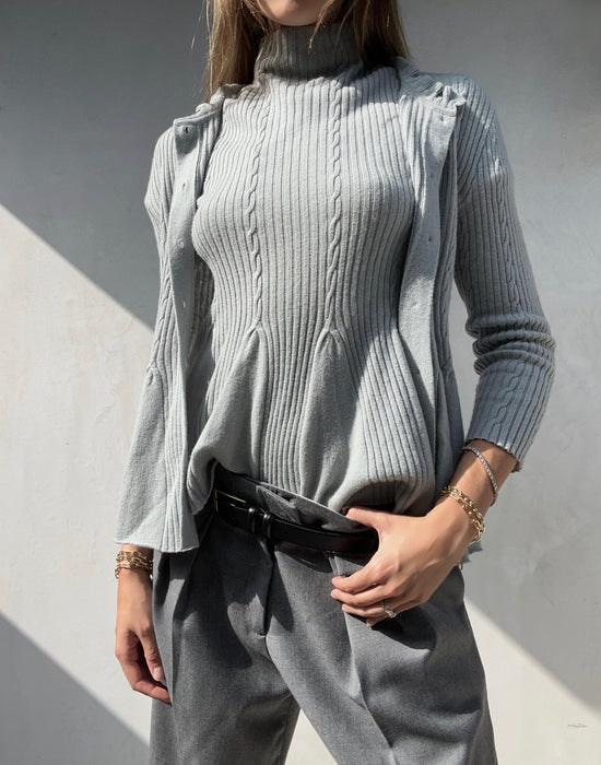 Early 2000s Valentino Cardigan and Blouse Set