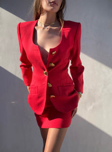 RARE Vintage Yves Saint Laurent Skirt Suit (ON HOLD)