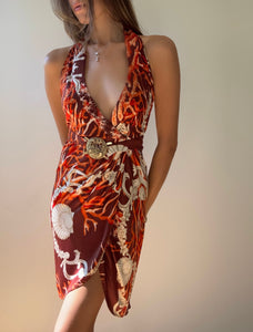 S/S 2005 Versace Runway Look 21 Silk Dress