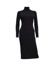 Load image into Gallery viewer, F/W 1998 Gucci by Tom Ford Black Turtleneck Sheer Dress

