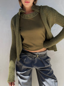1980s Yves Saint Laurent Haute Couture Cashmere Set