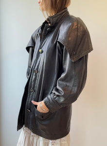 RARE 1980s Yves Saint Laurent Leather Jacket
