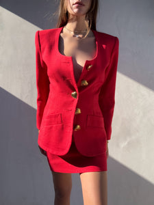RARE Vintage Yves Saint Laurent Skirt Suit (ON HOLD)