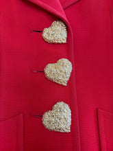 Load image into Gallery viewer, F/W 1993 Yves Saint Laurent Heart Button Runway Blazer
