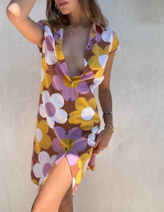 S/S 2002 Celine Floral Runway Midi Dress