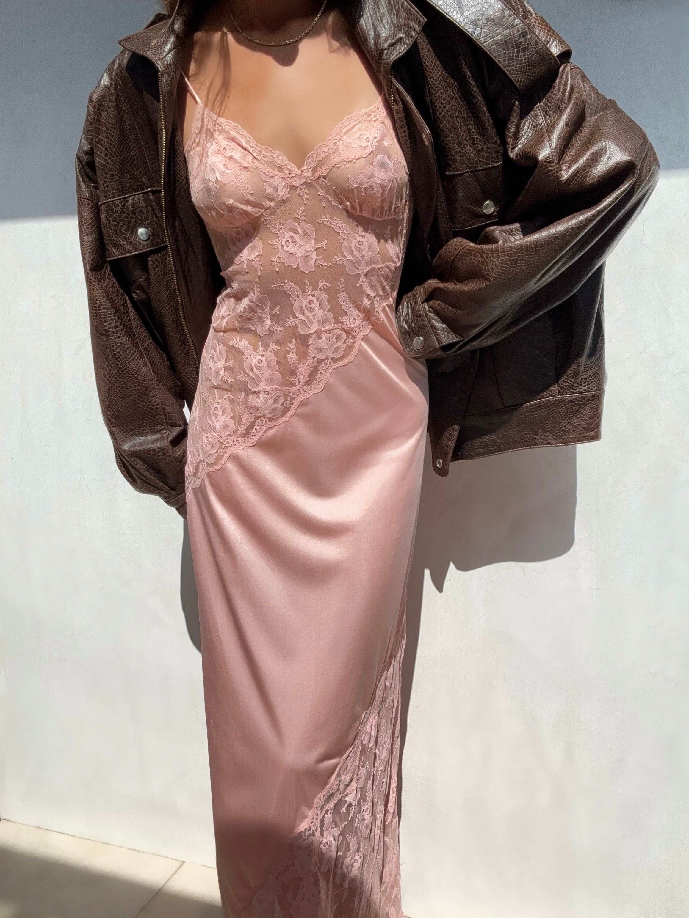 Vintage Lace Slip Dress – villa amour vintage