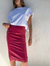 Load image into Gallery viewer, Early 2000s Ungaro Fever Leather skirt
