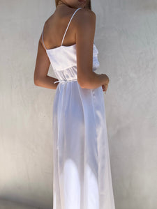 Vintage Romantic White Slip Dress