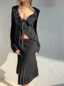 Early 2000s Valentino Roma Knit Set