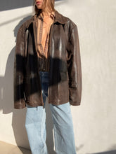 Load image into Gallery viewer, Vintage Distressed Leather Jacket

