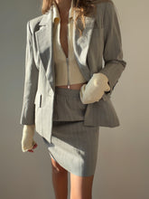 Load image into Gallery viewer, 1990s Yves Saint Laurent Grey Skirt Suit
