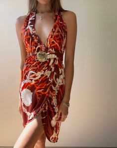 S/S 2005 Versace Runway Look 21 Silk Dress