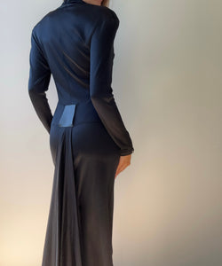 Rare 1990s Claude Montana Bodycon Dress