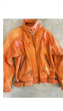 Load image into Gallery viewer, Vintage Brown Distress Leather Jacket
