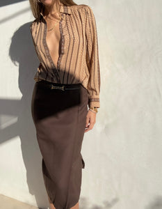 1980s Celine Paris Skirt