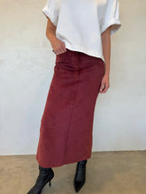 Load image into Gallery viewer, Vintage Yves Saint Laurent 100% Suede Skirt
