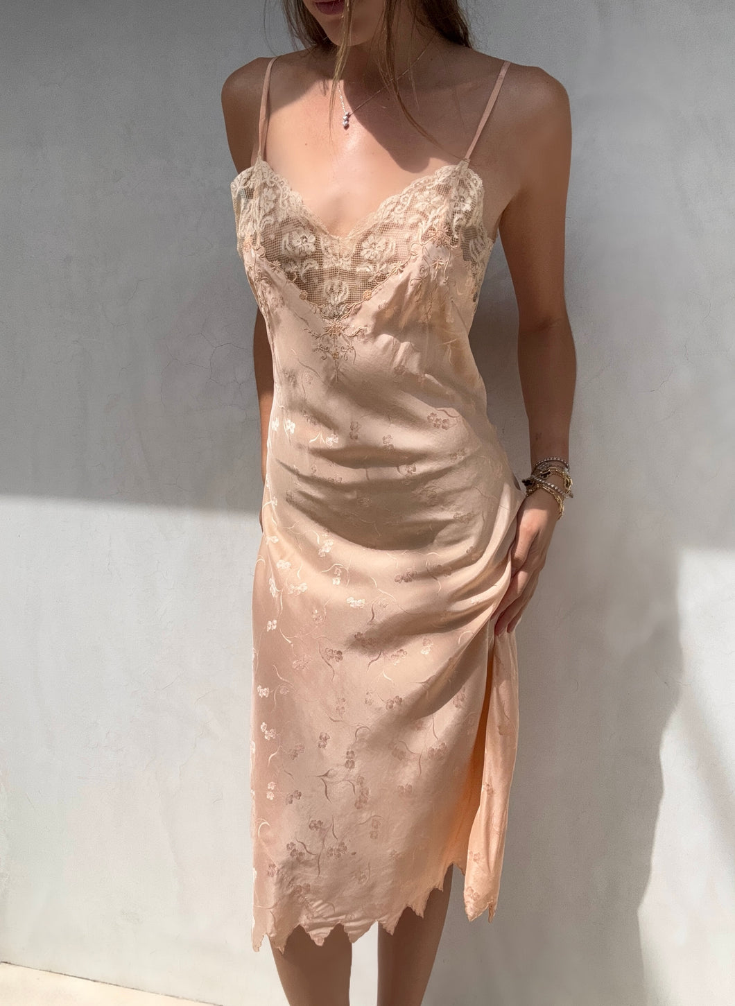 90s Donna Karan 100% Silk Dress
