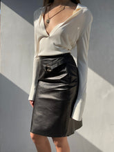 Load image into Gallery viewer, F/W 2000 Gucci Tom Ford Leather Skirt
