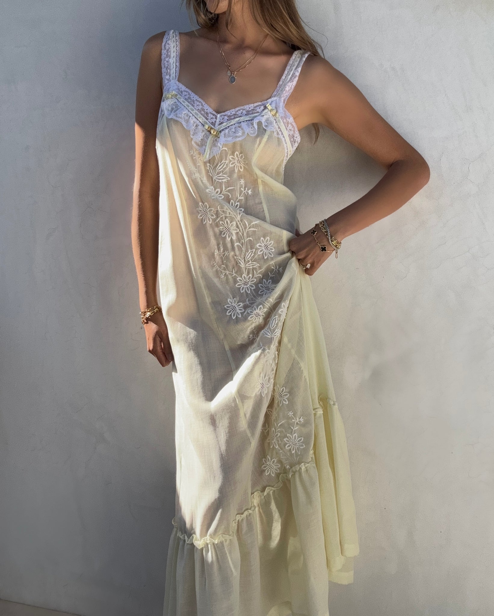 Vintage Christian Dior Embroidered Dress villa amour vintage Vintage Christian Dior Embroidered Dress villa amour vintage