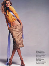 Load image into Gallery viewer, S/S 2004 Yves Saint Laurent Tom Ford Tan Skirt
