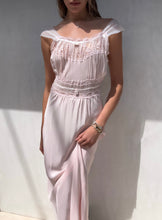 Load image into Gallery viewer, Vintage Light Pink Slip Dress
