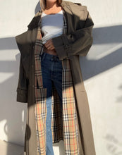 Load image into Gallery viewer, 1980s Burberry&#39;s Nova Print Trench Coat
