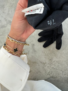1980s Yves Saint Laurent Suede Gloves