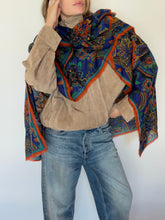 Load image into Gallery viewer, Vintage Lanvin Paris Large Shawl
