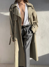 Load image into Gallery viewer, 1980s Yves Saint Laurent Khaki Trench Coat
