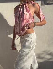 Load image into Gallery viewer, Early 2000s Emanuel Ungaro Silk Halter Top
