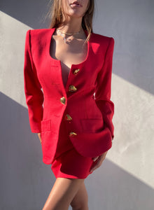 RARE Vintage Yves Saint Laurent Skirt Suit (ON HOLD)