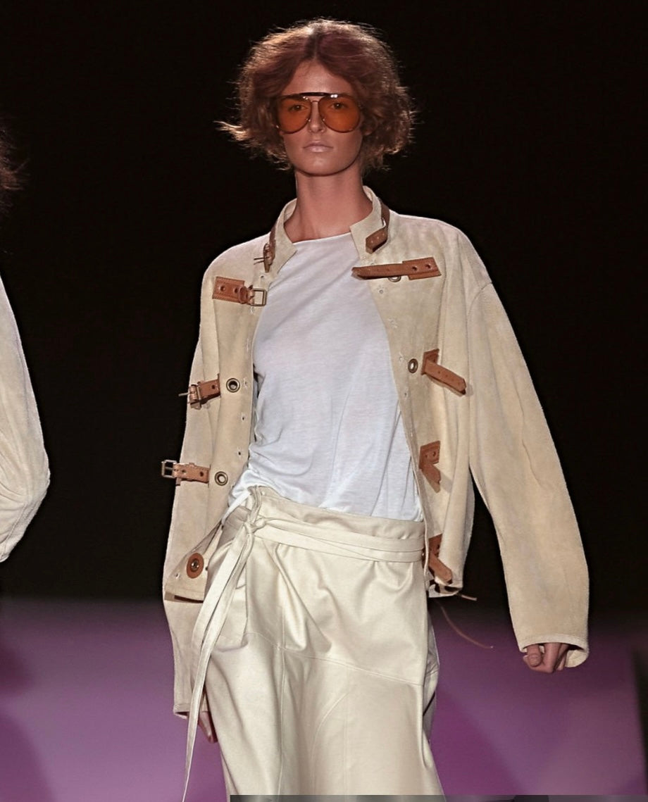RARE S/S 2002 Gucci Tom Ford Runway Leather Jacket – villa amour 