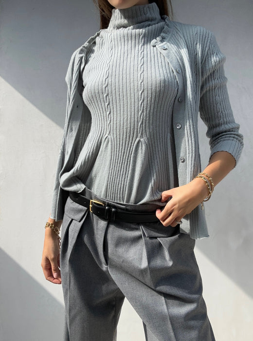Early 2000s Valentino Cardigan and Blouse Set