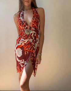 S/S 2005 Versace Runway Look 21 Silk Dress