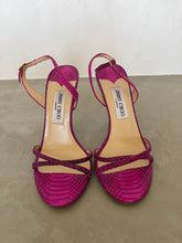 Load image into Gallery viewer, Vintage Jimmy Choo Snakeskin Pumps
