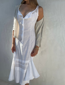 Vintage Cotton Antique Edwardian Dress