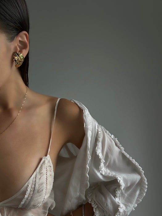Vintage Givenchy Angel Wing Earrings
